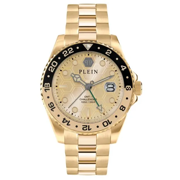 Philipp Plein Gold Challenger Ion-Plated Watch