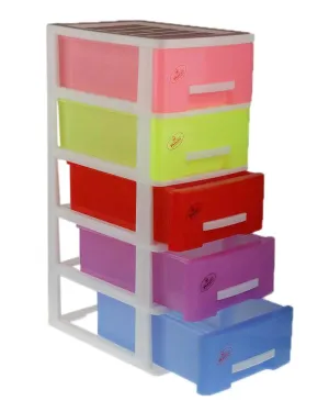 Phoenix Portable Five Layers Drawers Storage Unit