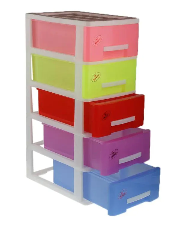 Phoenix Portable Five Layers Drawers Storage Unit