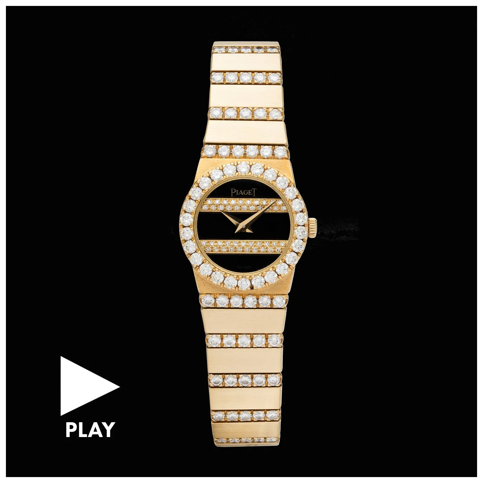 Piaget Polo Gold Diamond Ladies Quartz Watch