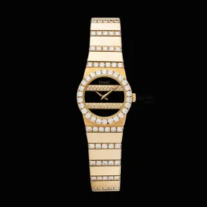 Piaget Polo Gold Diamond Ladies Quartz Watch
