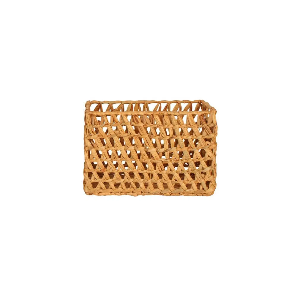 Poe Large Rectangular Water Hyacinth Storage Basket