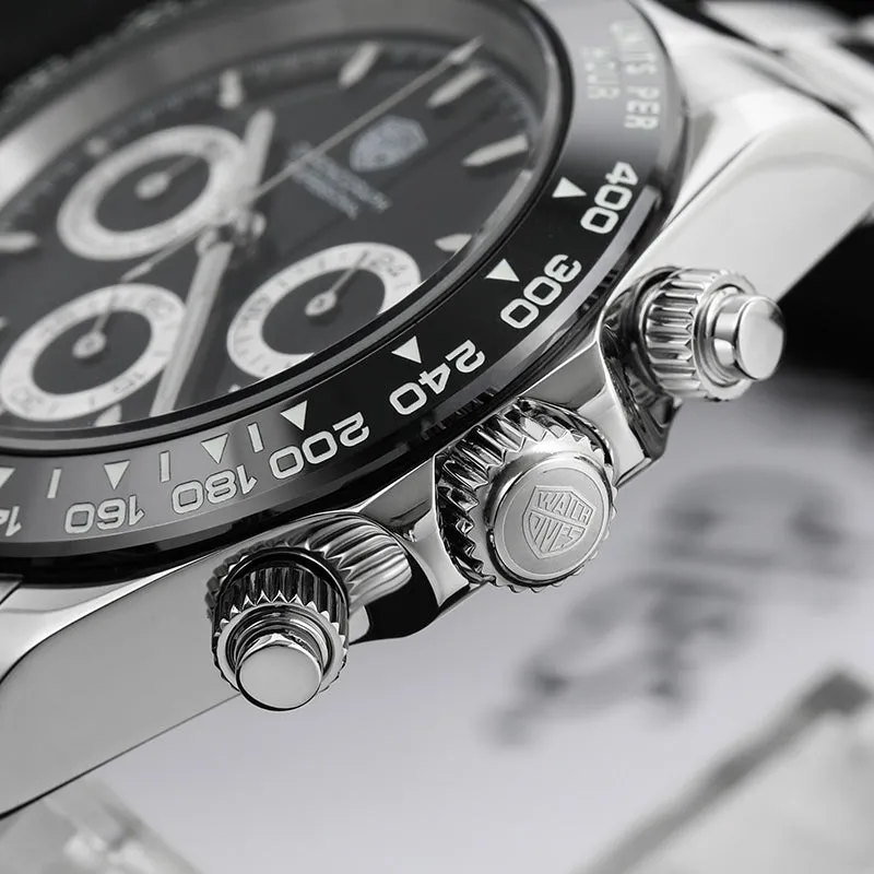 ★Pre-Owned★Watchdives WD16500 39mm VK63 Chronograph Watch
