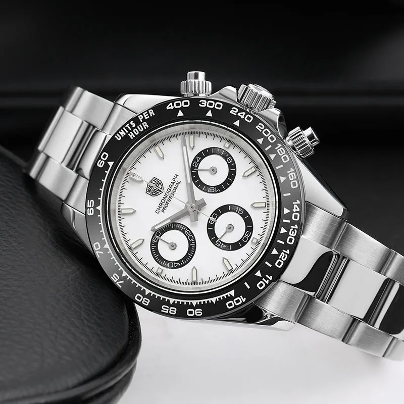 ★Pre-Owned★Watchdives WD16500 39mm VK63 Chronograph Watch