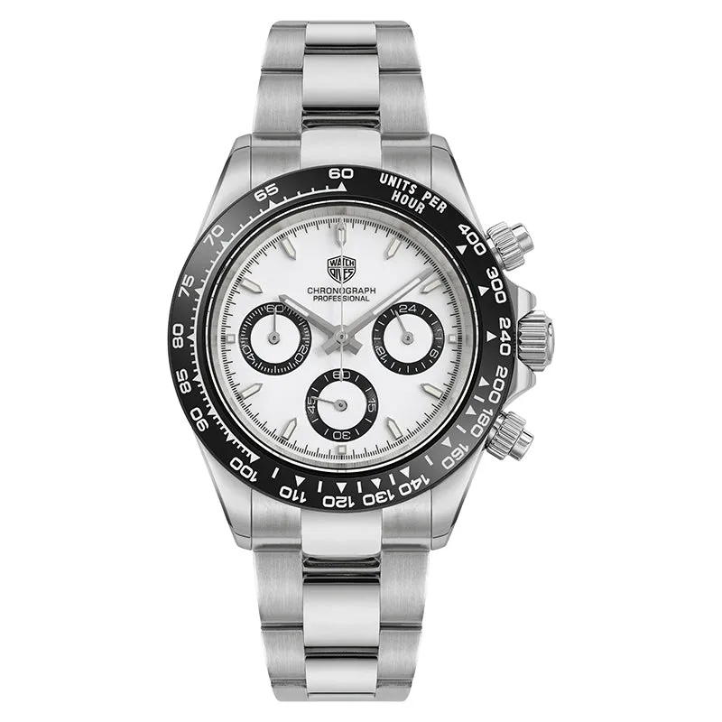 ★Pre-Owned★Watchdives WD16500 39mm VK63 Chronograph Watch