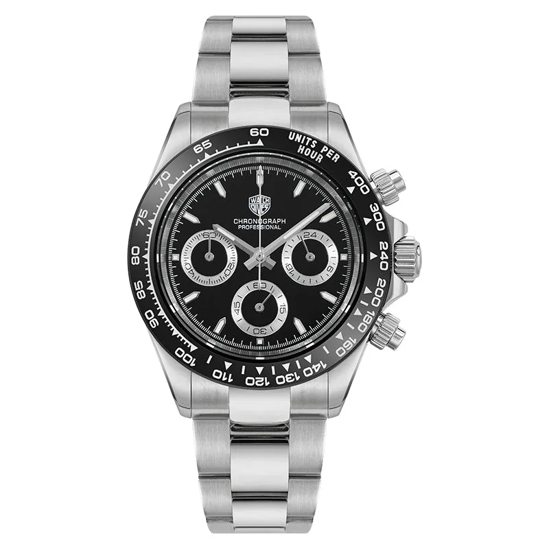 ★Pre-Owned★Watchdives WD16500 39mm VK63 Chronograph Watch