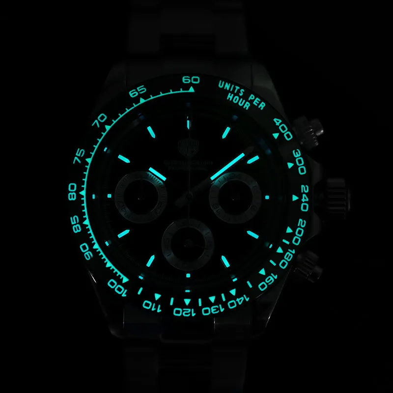 ★Pre-Owned★Watchdives WD16500 39mm VK63 Chronograph Watch