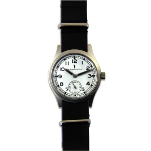"Special Ops" Military Watch with a Black Leather Strap