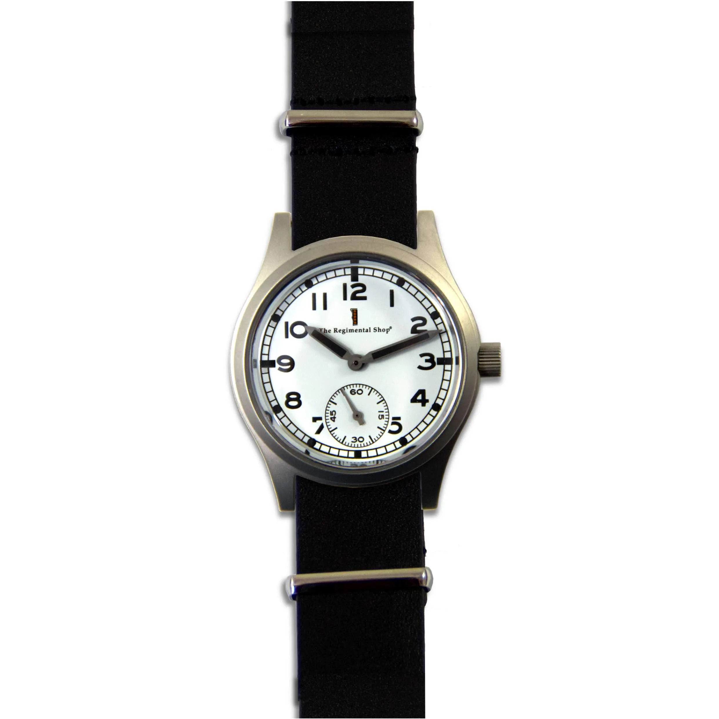 "Special Ops" Military Watch with a Black Leather Strap