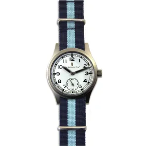 "Special Ops" Military Watch with a Blue Striped Strap