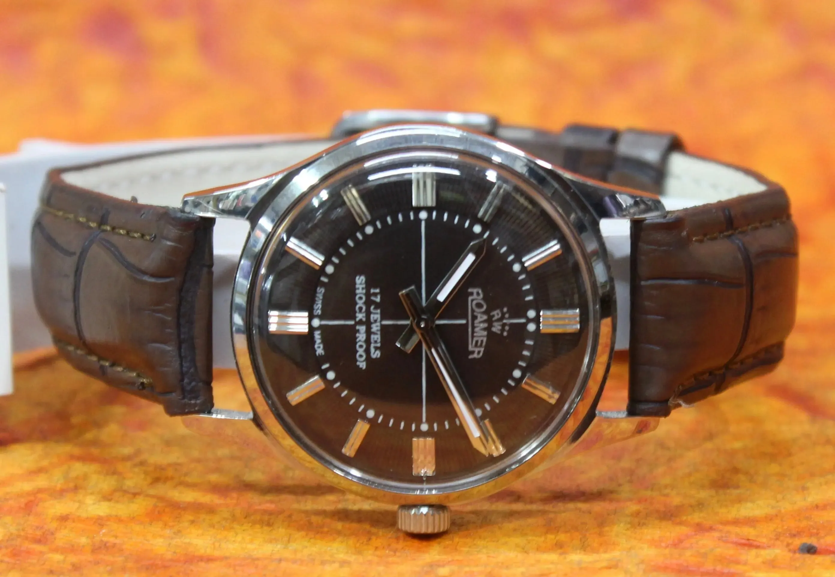 Roamer Hand Winding Watch 17 Jewels FHF ST96 Mechanical Swiss Made Movement