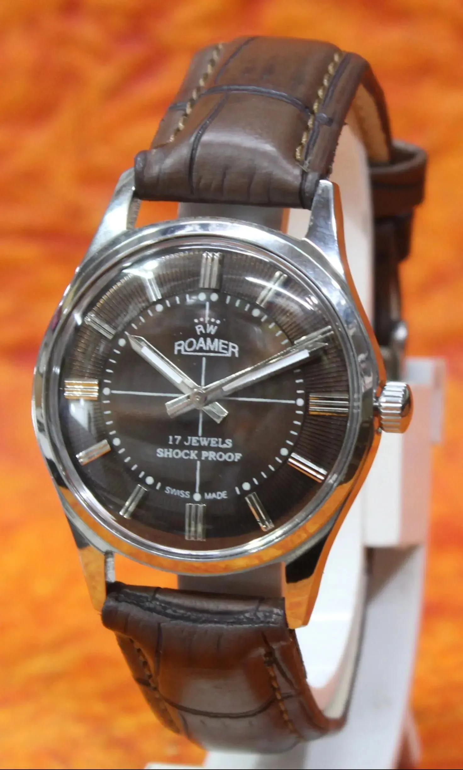 Roamer Hand Winding Watch 17 Jewels FHF ST96 Mechanical Swiss Made Movement