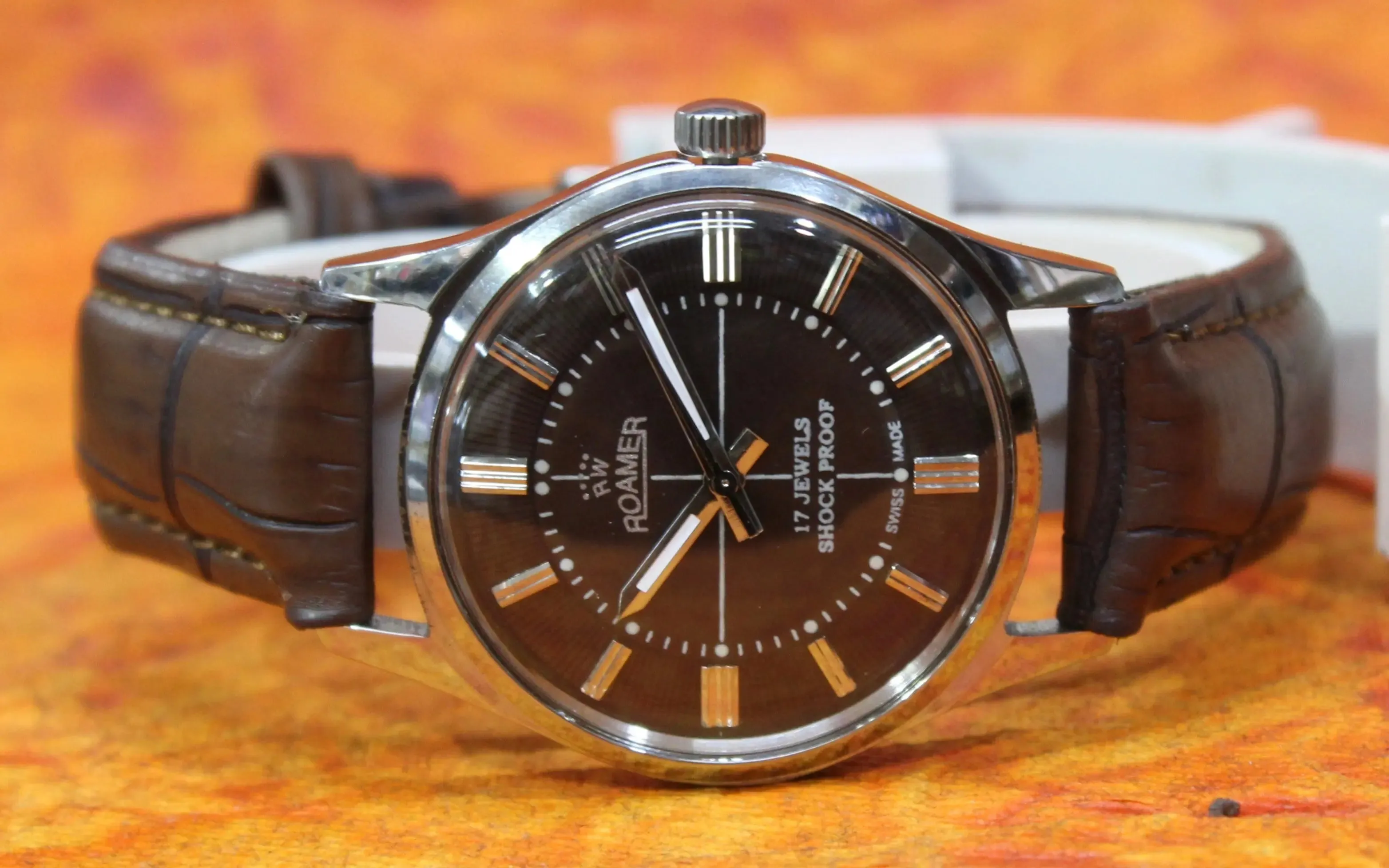 Roamer Hand Winding Watch 17 Jewels FHF ST96 Mechanical Swiss Made Movement