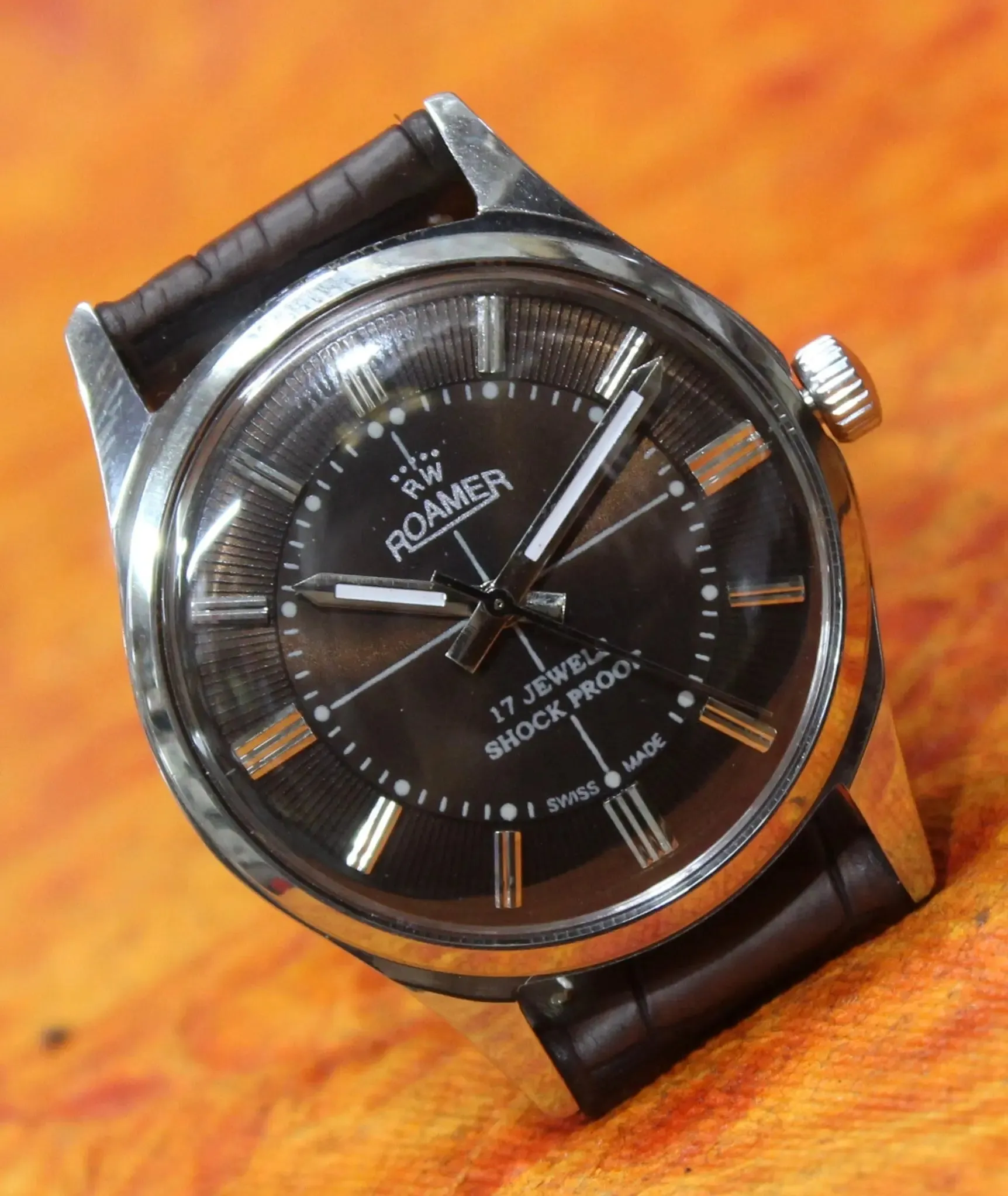 Roamer Hand Winding Watch 17 Jewels FHF ST96 Mechanical Swiss Made Movement