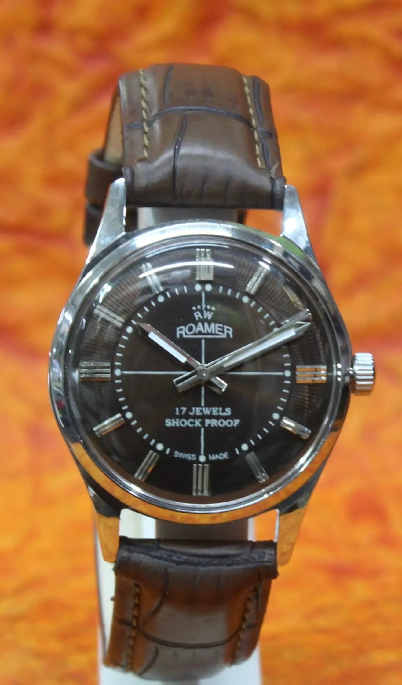 Roamer Hand Winding Watch 17 Jewels FHF ST96 Mechanical Swiss Made Movement