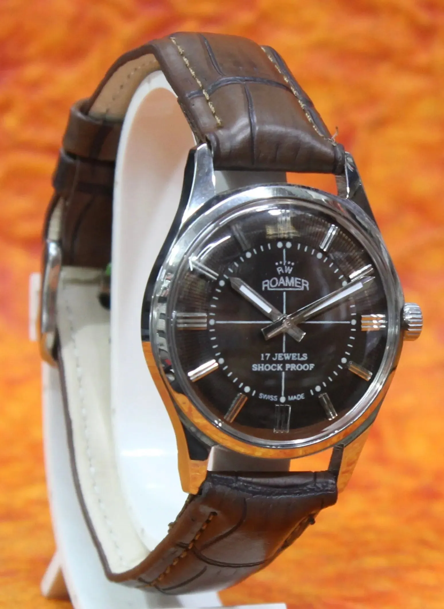 Roamer Hand Winding Watch 17 Jewels FHF ST96 Mechanical Swiss Made Movement