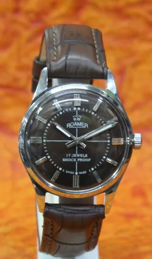 Roamer Hand Winding Watch 17 Jewels FHF ST96 Mechanical Swiss Made Movement