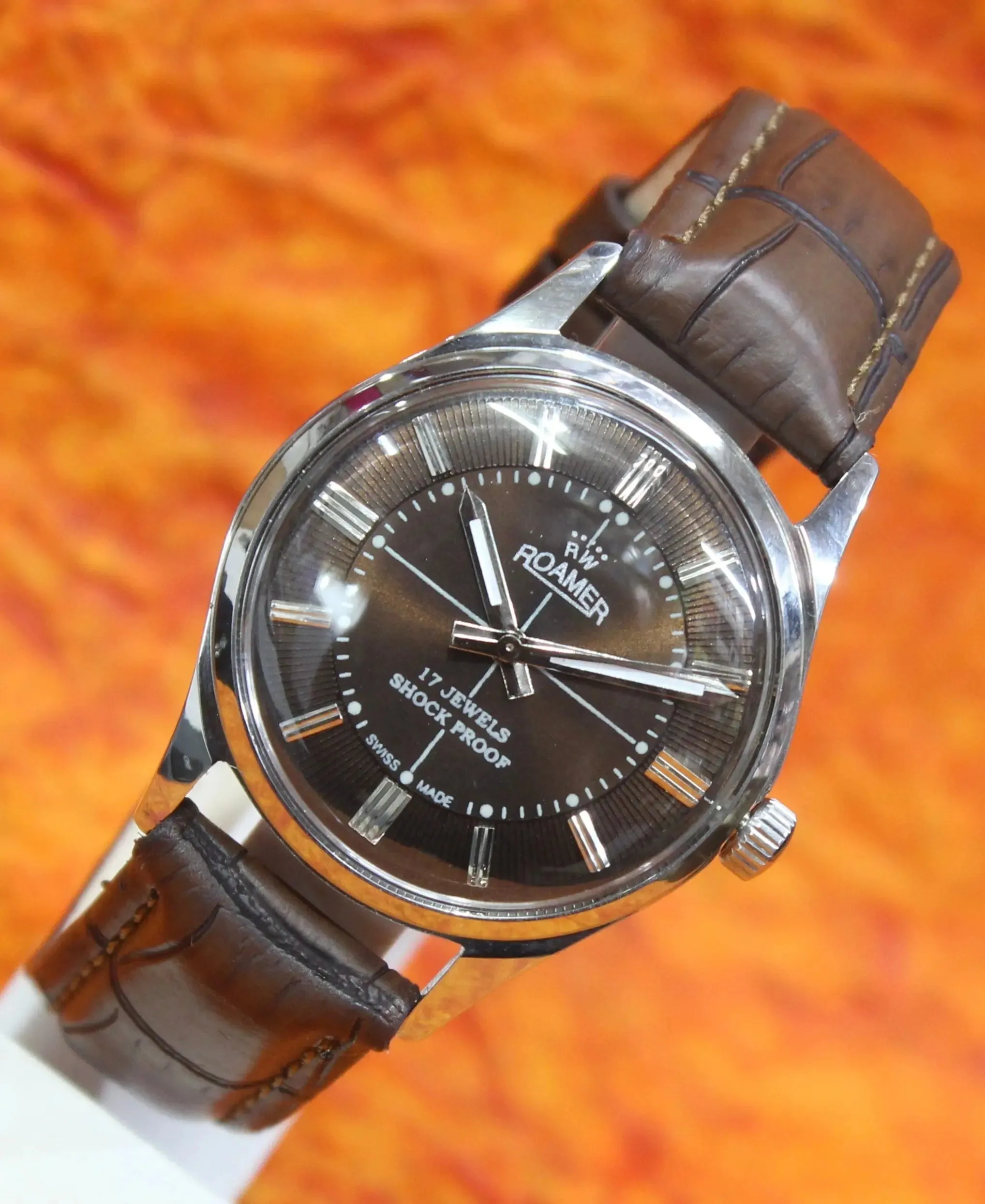 Roamer Hand Winding Watch 17 Jewels FHF ST96 Mechanical Swiss Made Movement