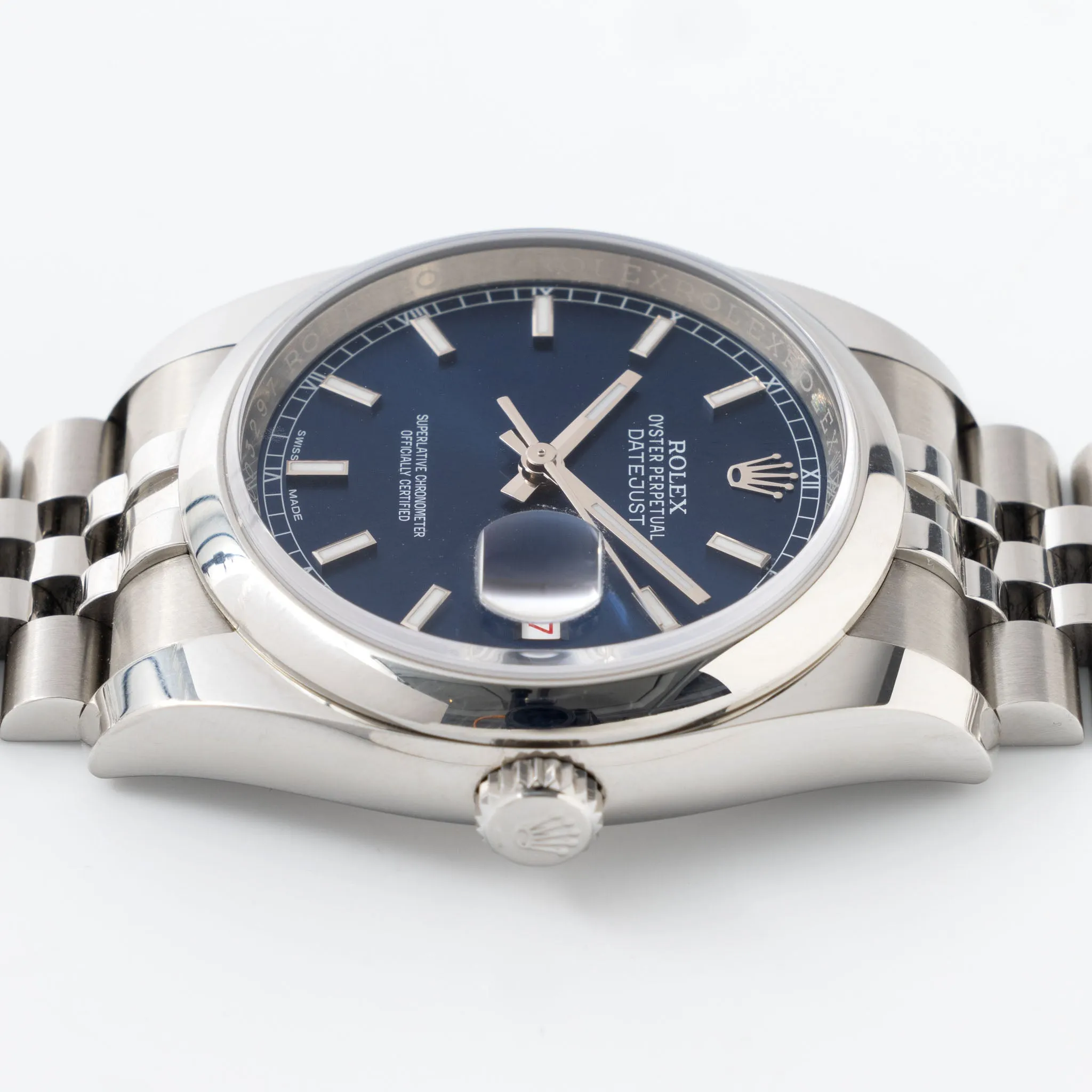Rolex Datejust Blue Dial Full-Set Ref. 116200