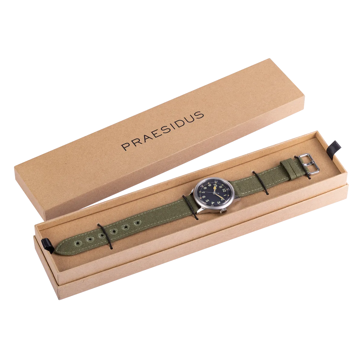 Service Watch - Black Canvas