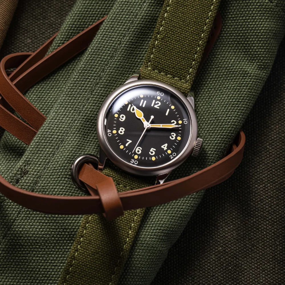 Service Watch - Black Canvas