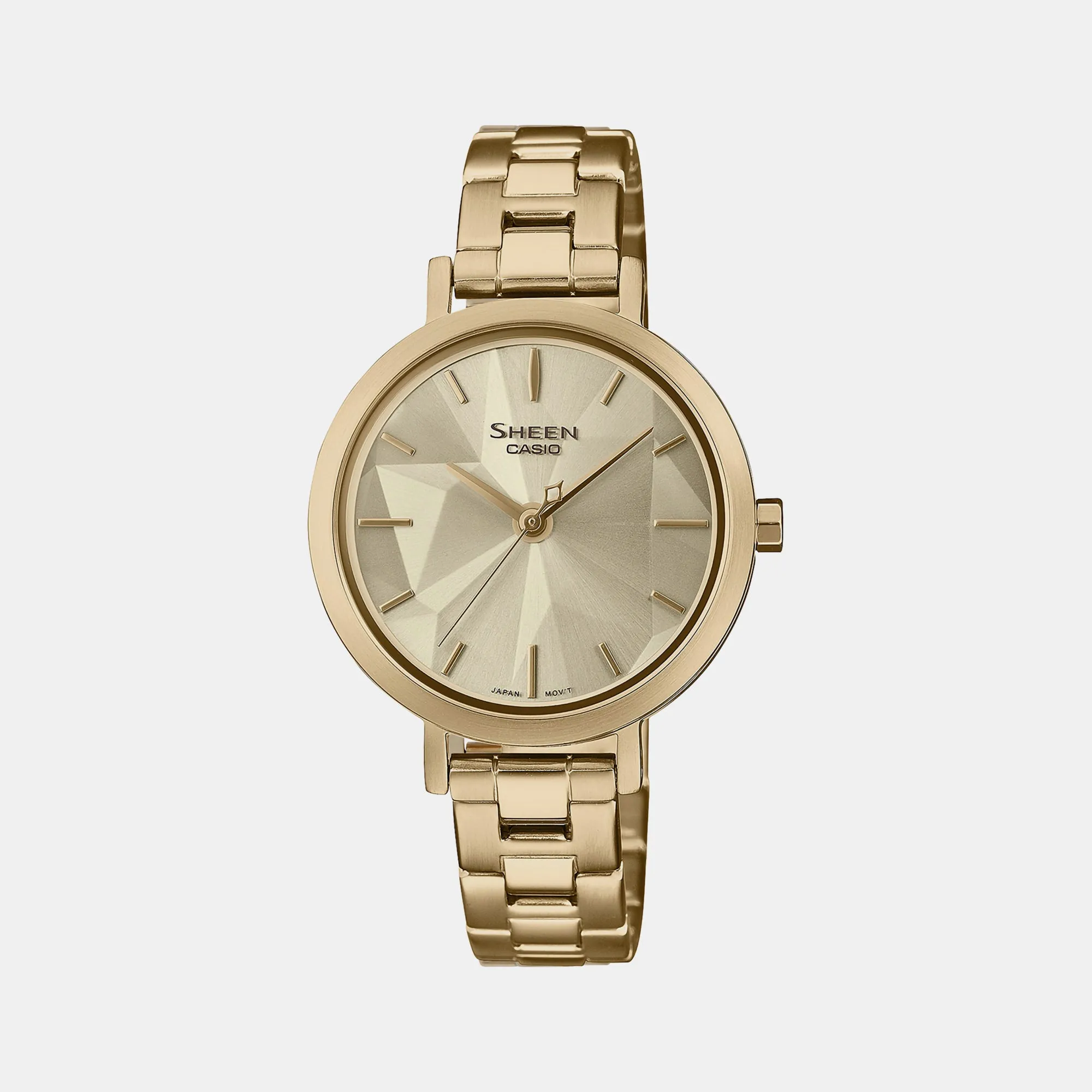 Sheen Gold Women's Analog Stainless Steel Watch SH302 - SHE-4558G-9AUDF