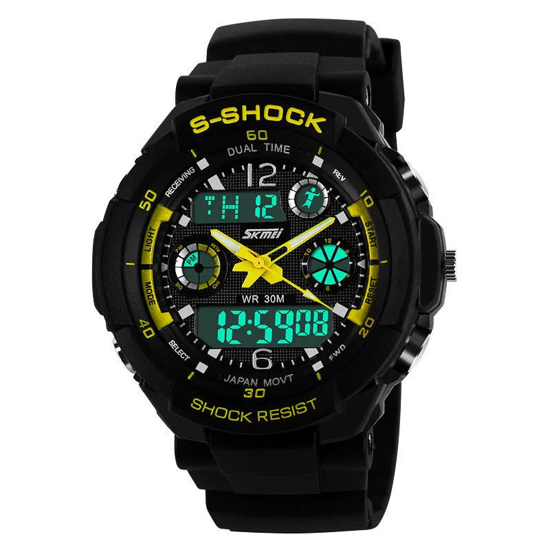 SKMEI Brand Digital Watch Men Sport Watch Dive Wristwatch 50M Waterproof Men's Military Watch relogio digital-watch