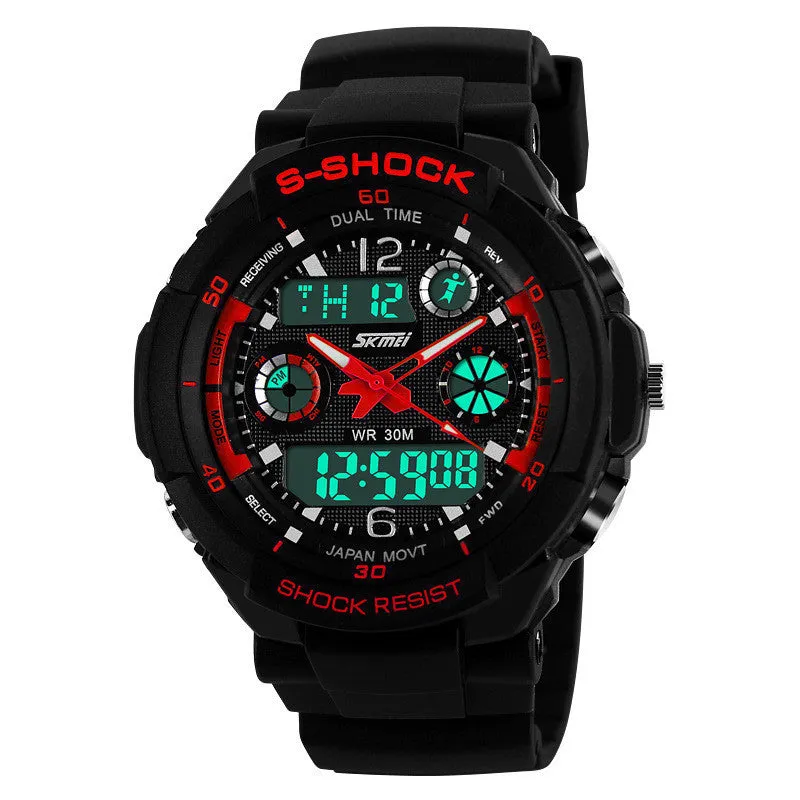 SKMEI Brand Digital Watch Men Sport Watch Dive Wristwatch 50M Waterproof Men's Military Watch relogio digital-watch