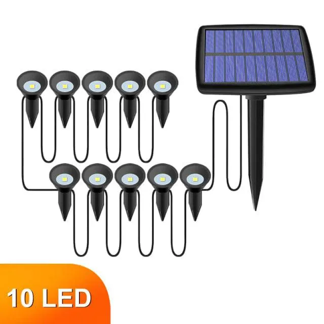Solar Outdoor Lamp Waterproof Solar 1-To-10 LED light