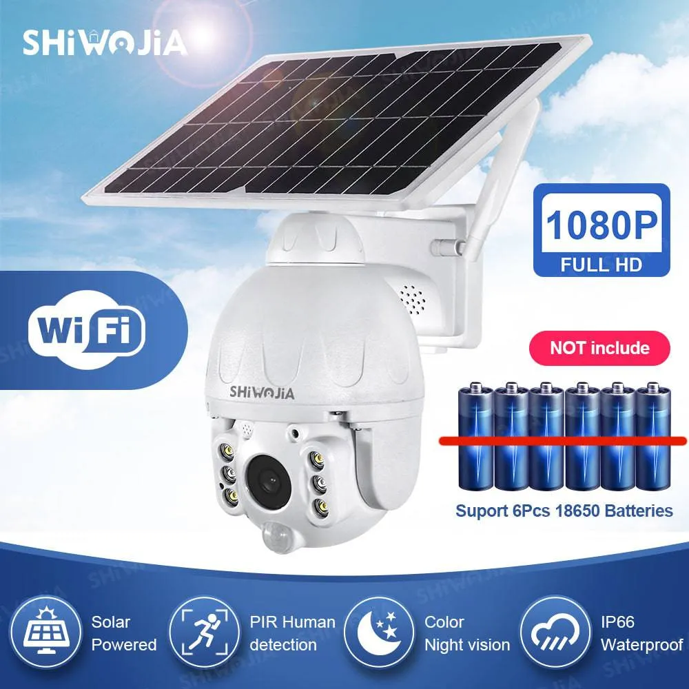 Solar Panel Camera Wifi Version Smart Home Surveillance