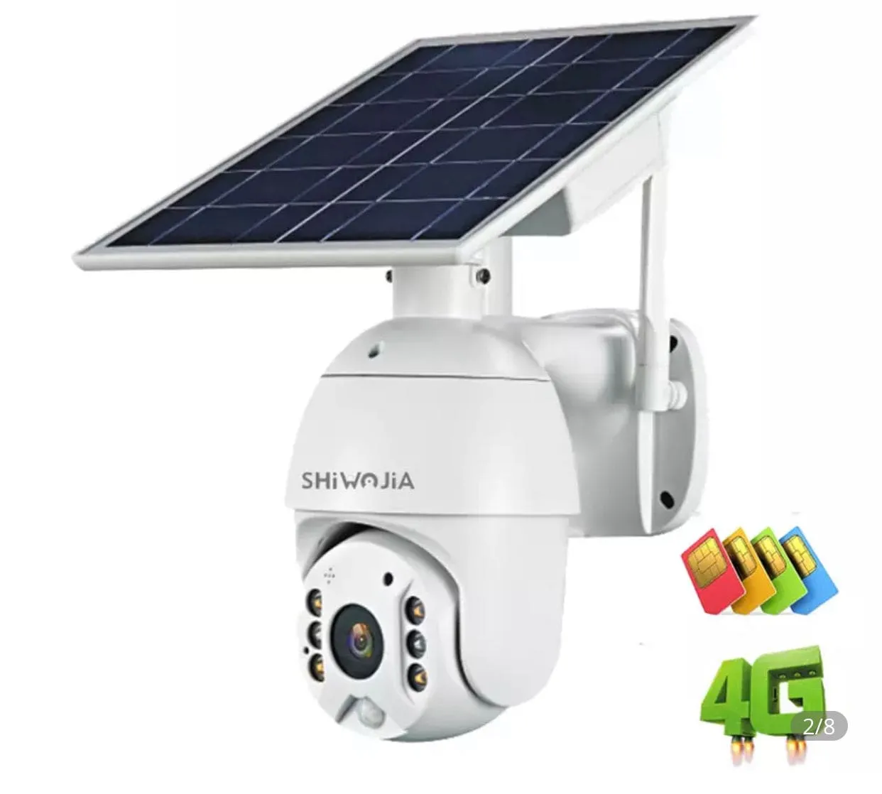 Solar Panel Camera Wifi Version Smart Home Surveillance