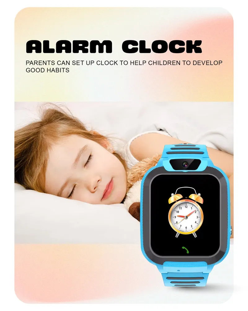 Spiky Basilisk Kids' Cute Waterproof Smartwatch With GPS - Black