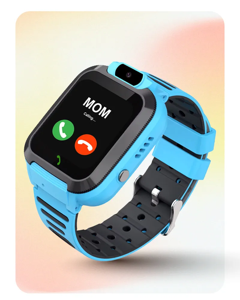 Spiky Basilisk Kids' Cute Waterproof Smartwatch With GPS - Black