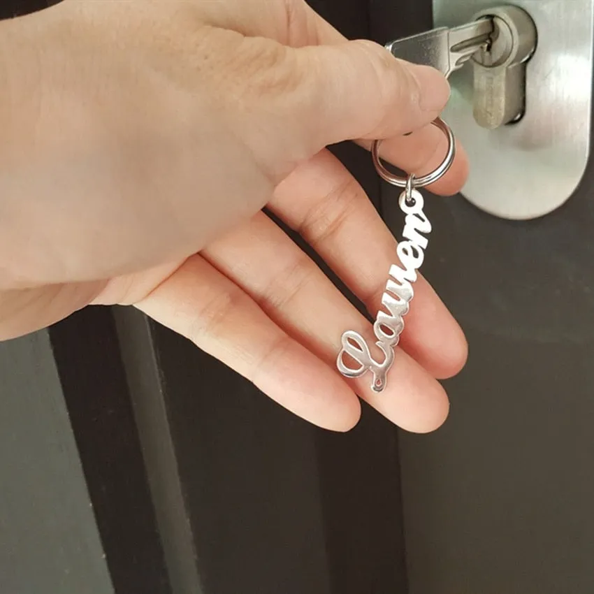 Stainless Steel Custom Name Keychain