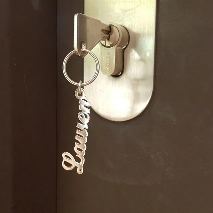 Stainless Steel Custom Name Keychain