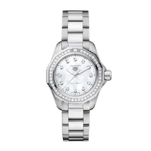 Tag Heuer Aquaracer Ladies White Diamond Watch WBP1417.BA0622