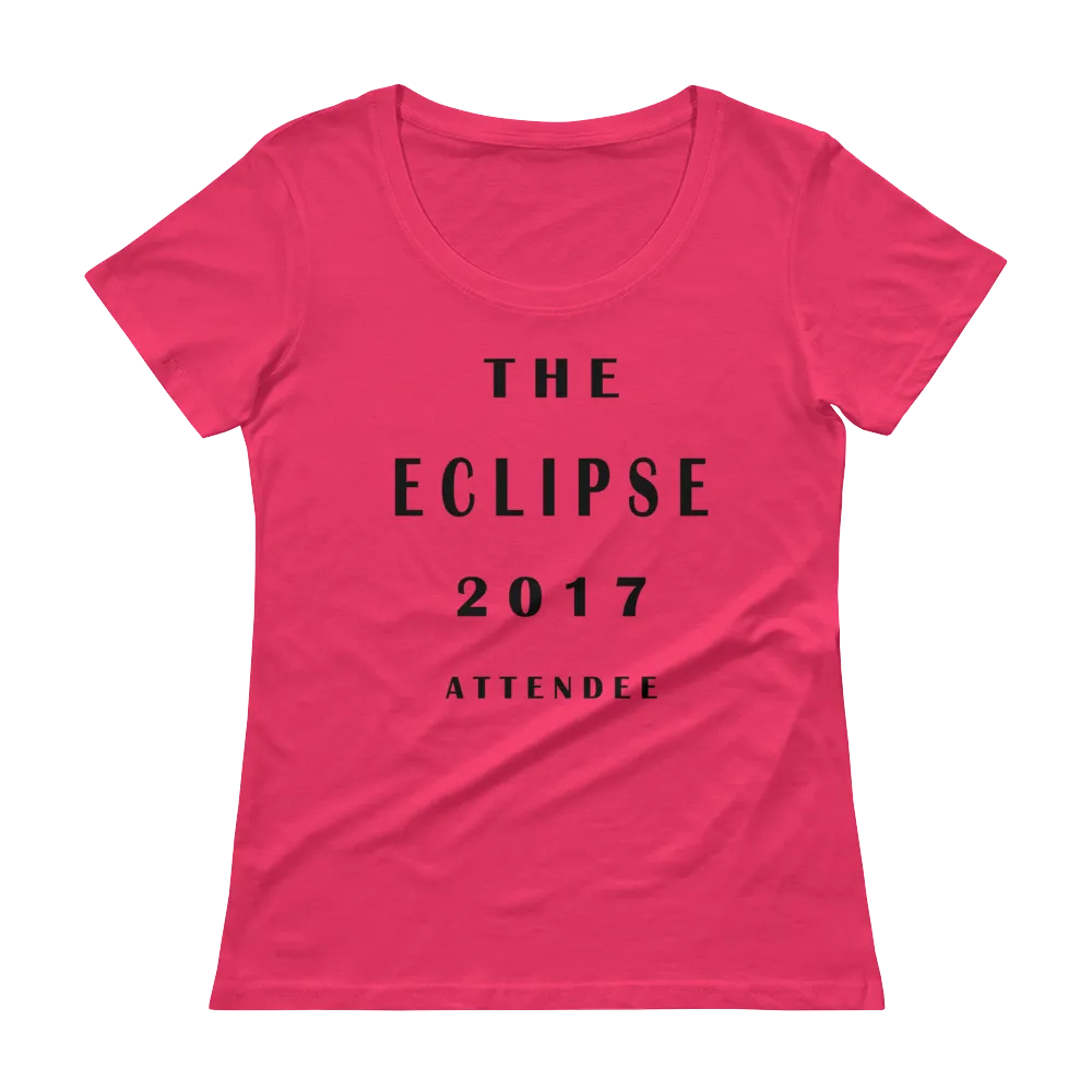 The Eclipse 2017 Attendee Ladies' Scoopneck T-Shirt