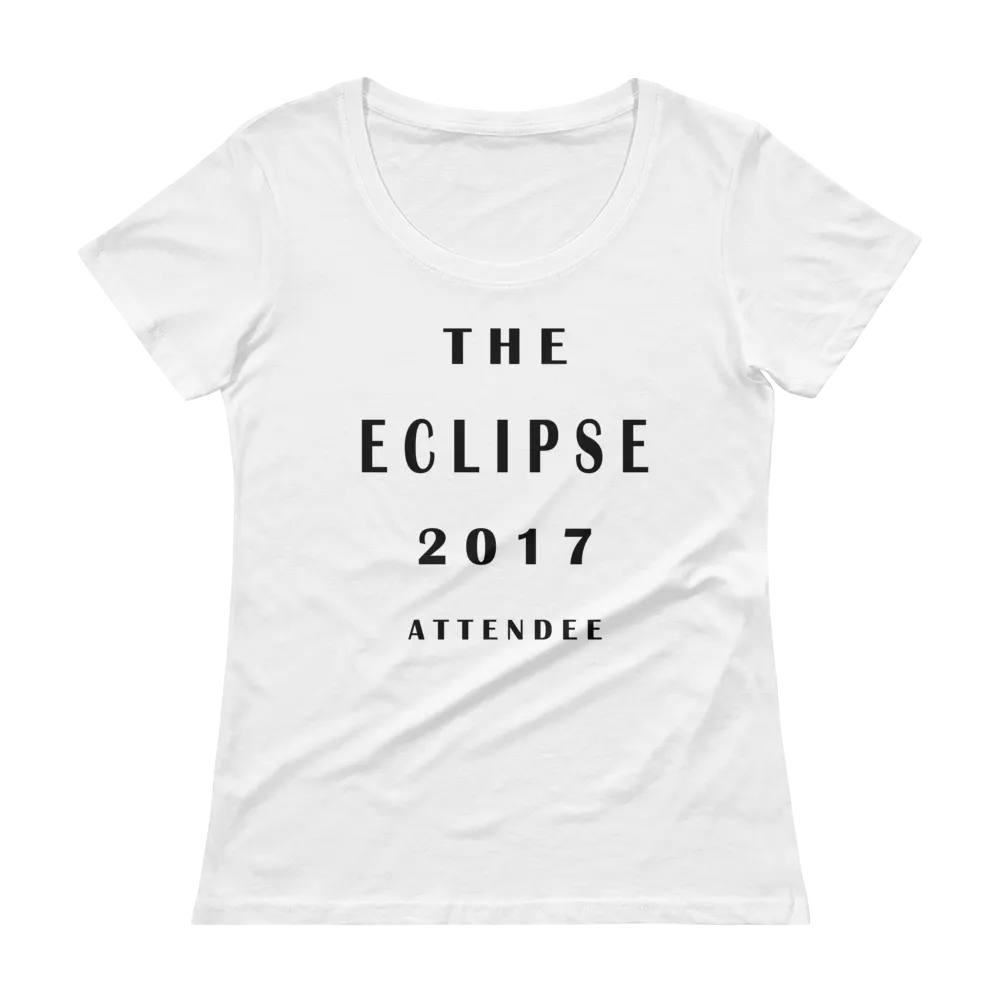 The Eclipse 2017 Attendee Ladies' Scoopneck T-Shirt