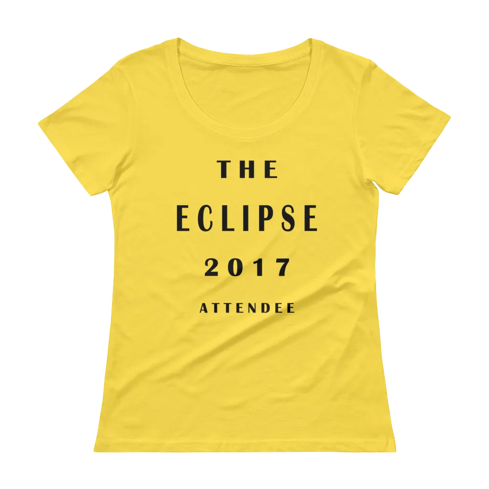 The Eclipse 2017 Attendee Ladies' Scoopneck T-Shirt