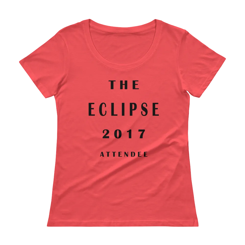 The Eclipse 2017 Attendee Ladies' Scoopneck T-Shirt