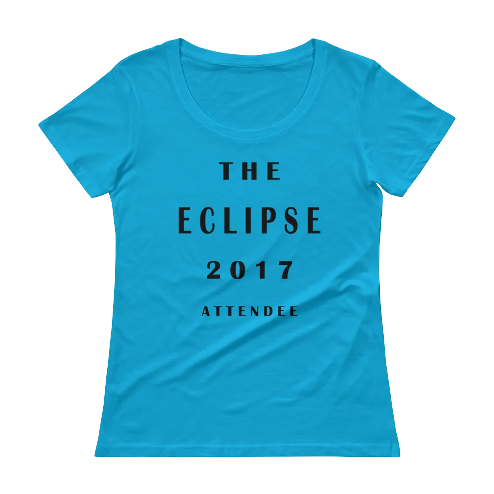 The Eclipse 2017 Attendee Ladies' Scoopneck T-Shirt