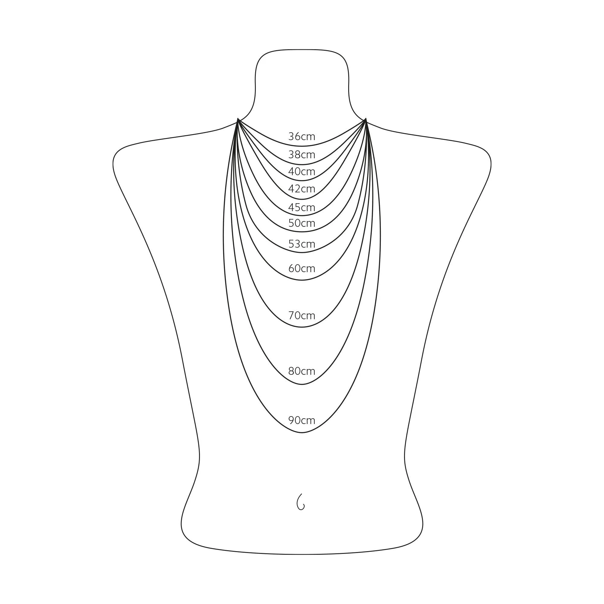 THOMAS SABO Necklace with letter pendant I and white zirconia - silver