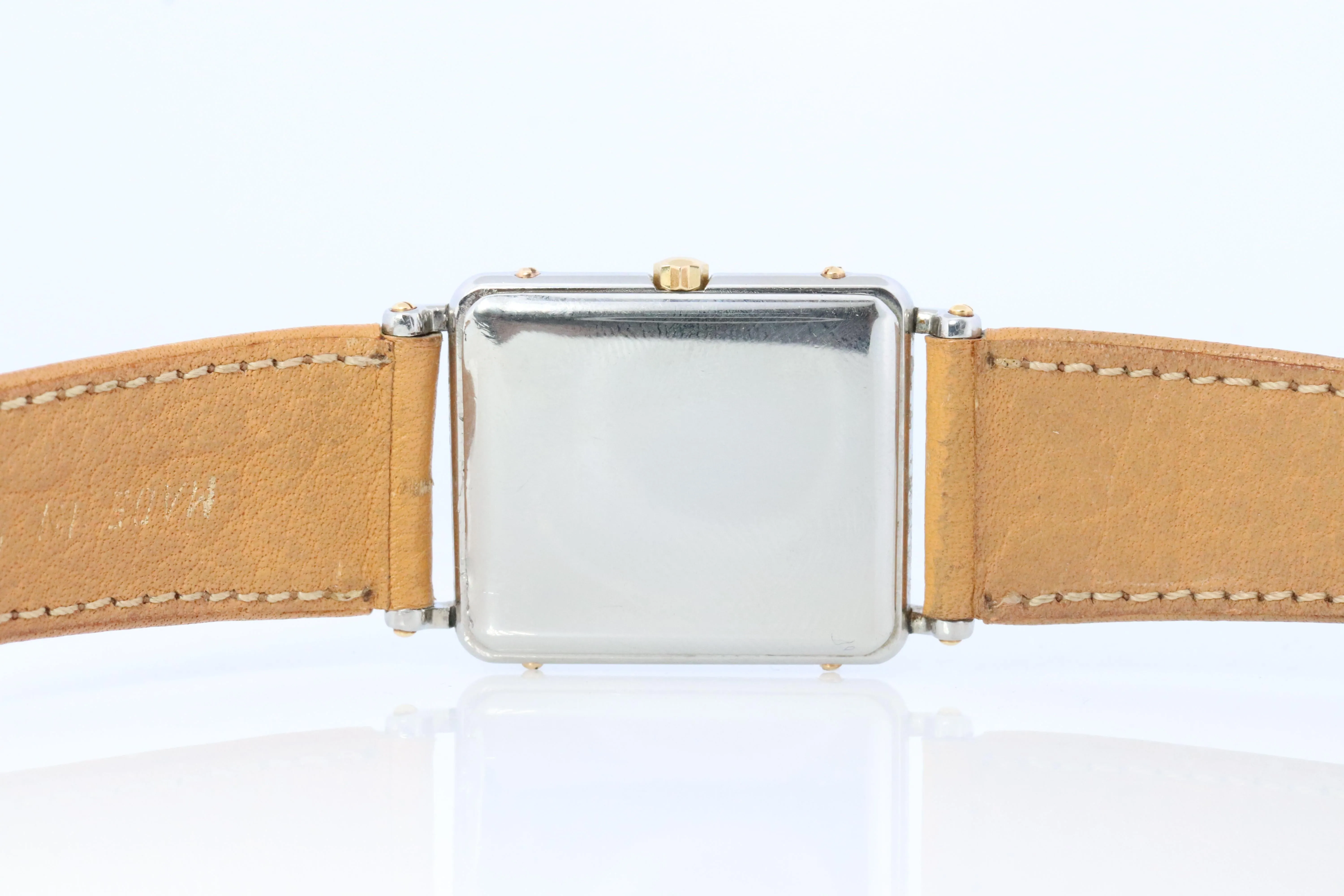 Tiffany and Co Watch. Alexis Barthelay Tiffany Tank Quartz 18k Stainless Watch.