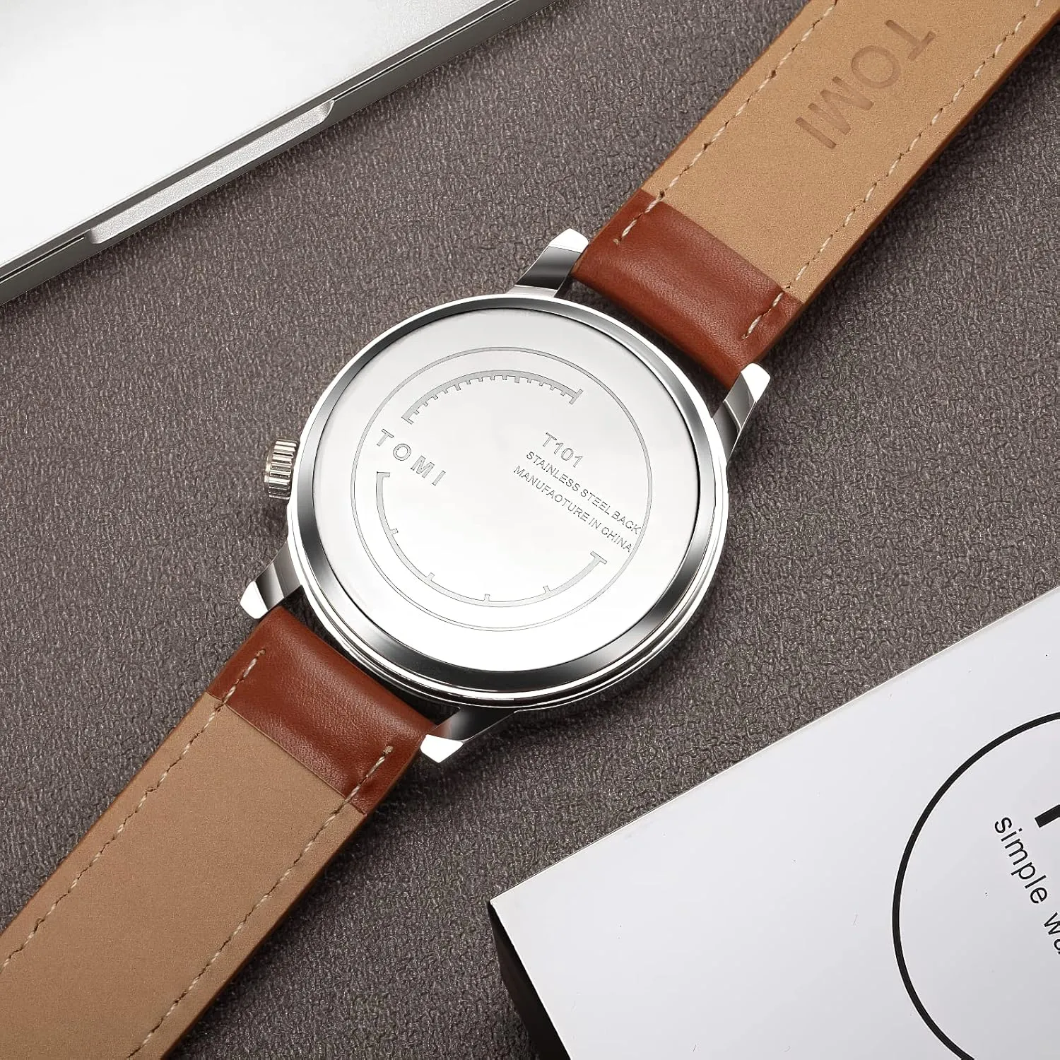 TOMI Fashion Business Mens Quartz Wrist Watches Reloj para Hombre Gifts for Men Students Women Him Boyfriend