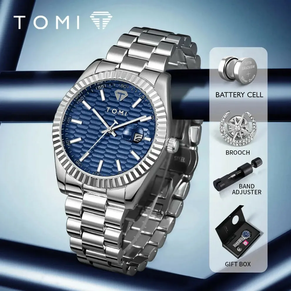 Tomi Men's Luxury Watch Gift Set T-304