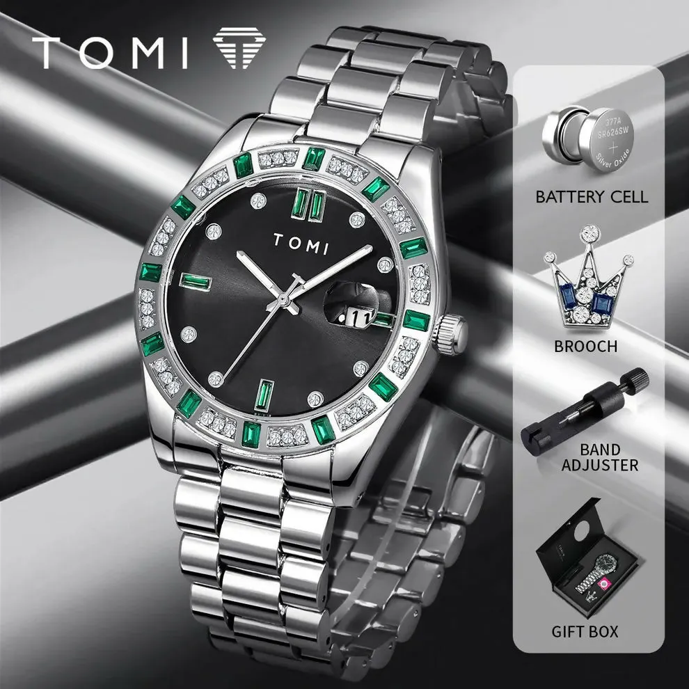 TOMI New Men's Watch With Gift Box Set T-305