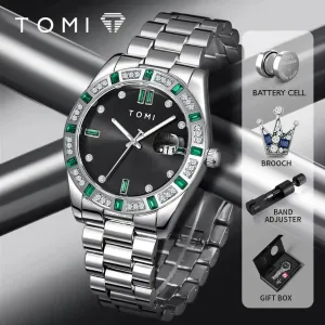 TOMI New Men's Watch With Gift Box Set T-305