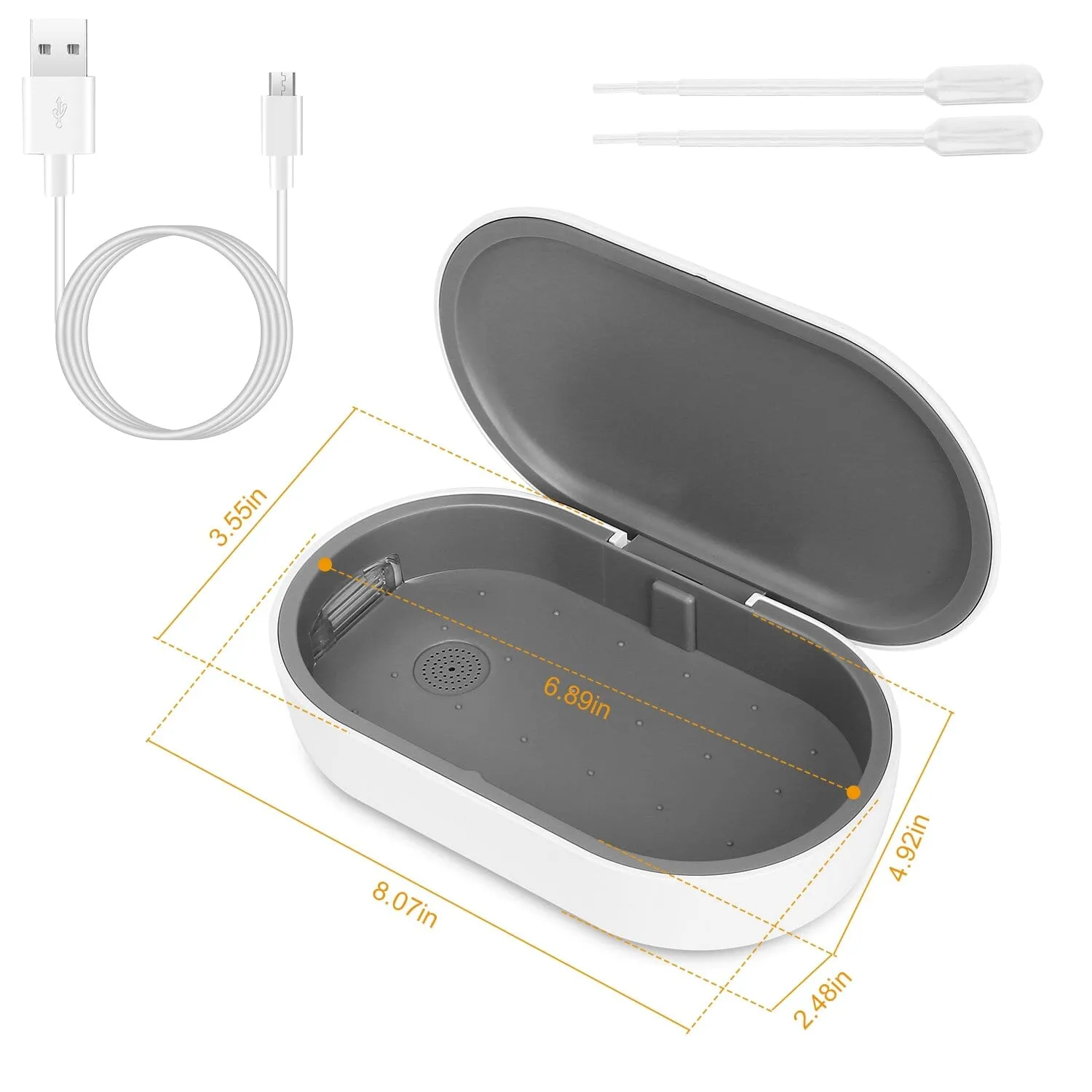 UV Light Sanitizer Box Portable 10w Phone Wireless Charging Disinfection Lamp
