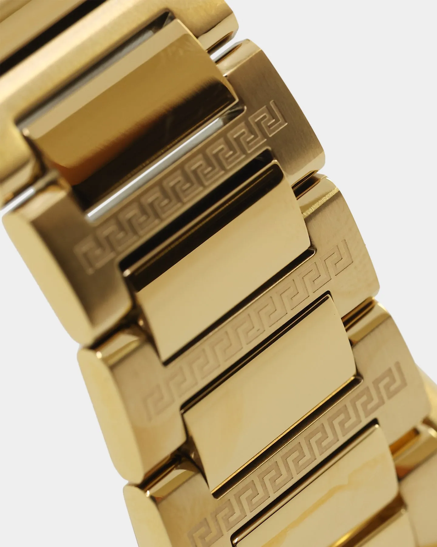 Versace Greca Dome Chrono Watch Black/Gold