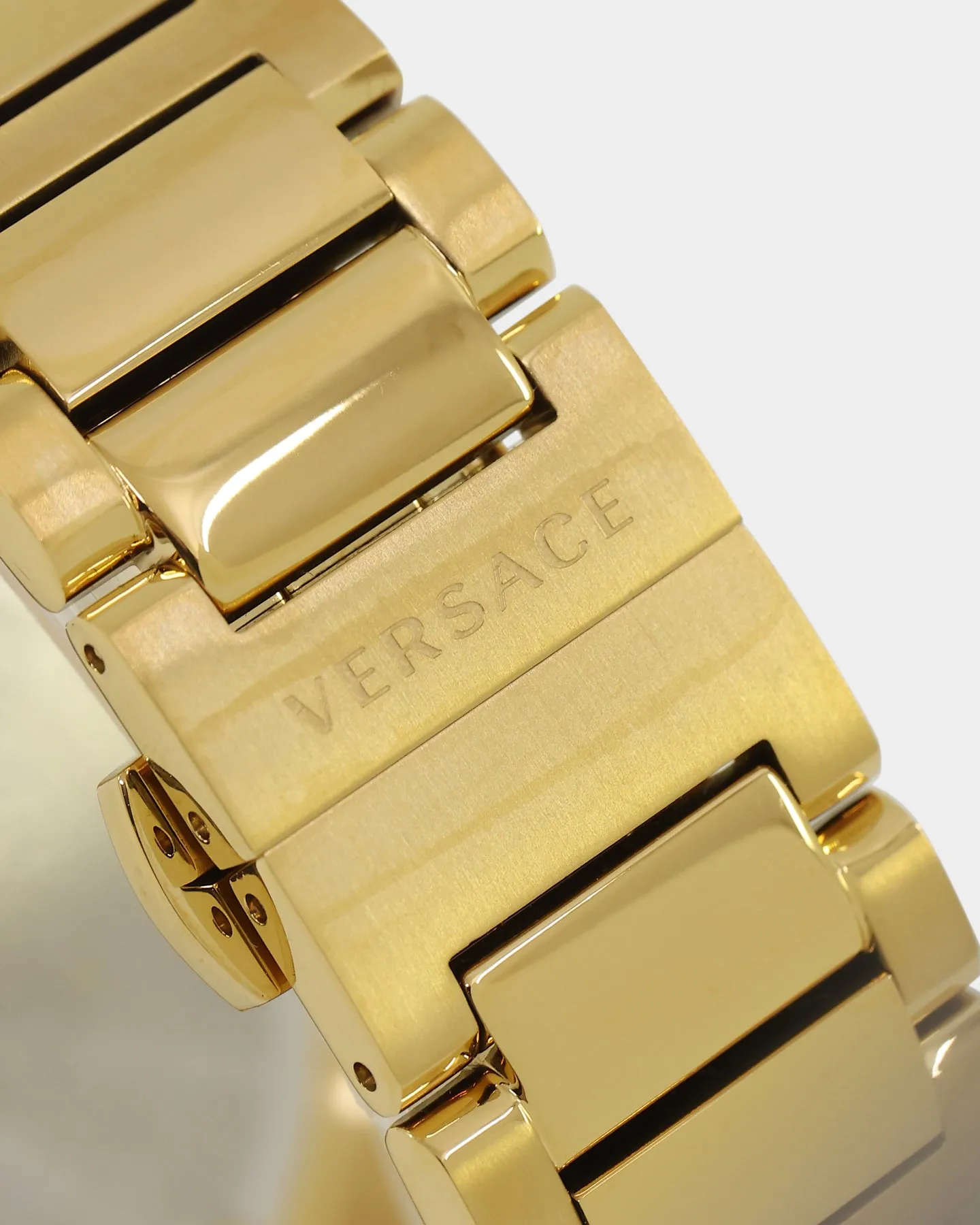 Versace Greca Dome Chrono Watch Black/Gold